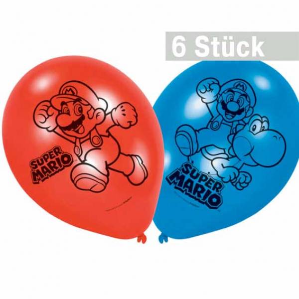 Super Mario Mitgebseltüten 8 Kindergeburtstag Partytüten 
